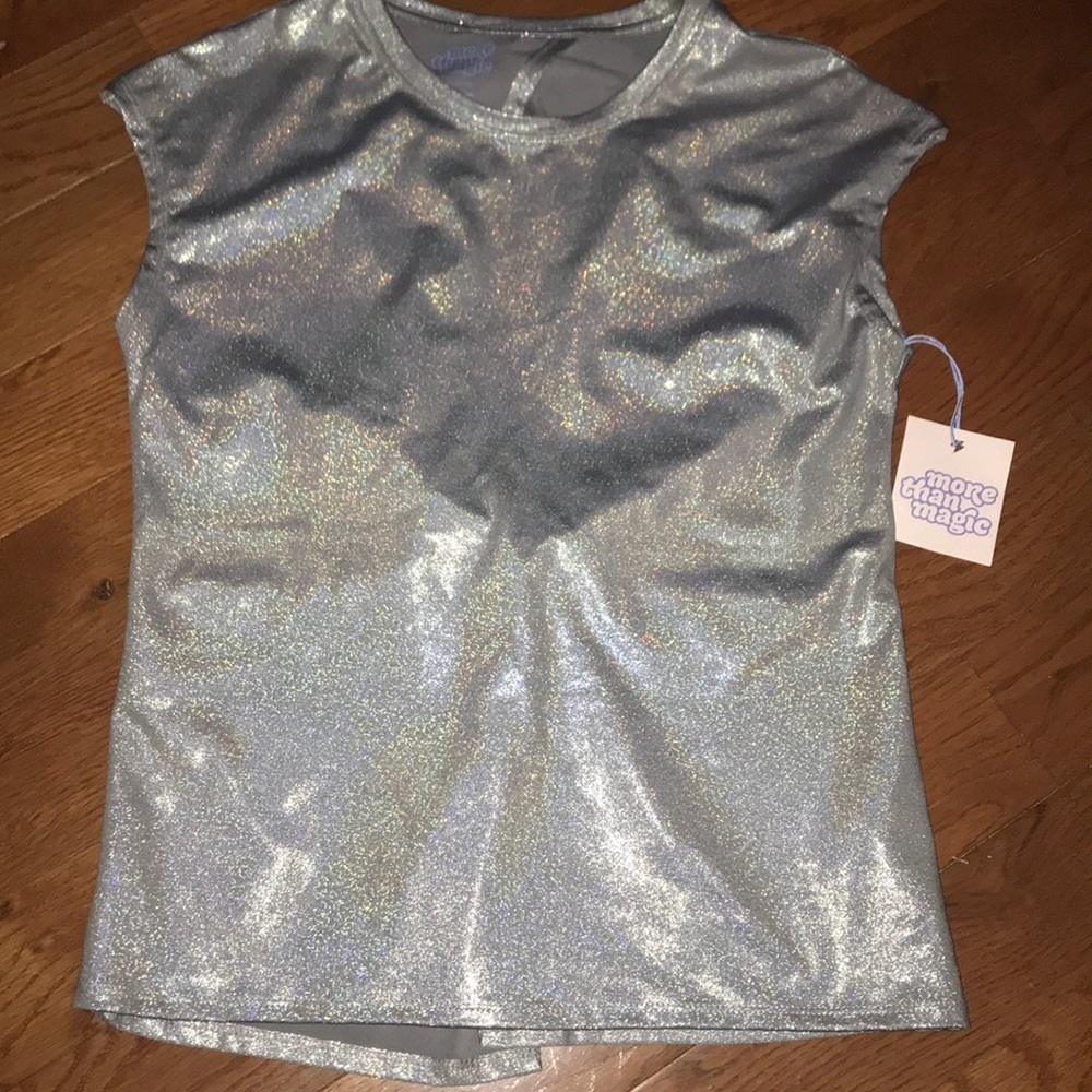 6/$20 NWT sparkle girl’s top XL